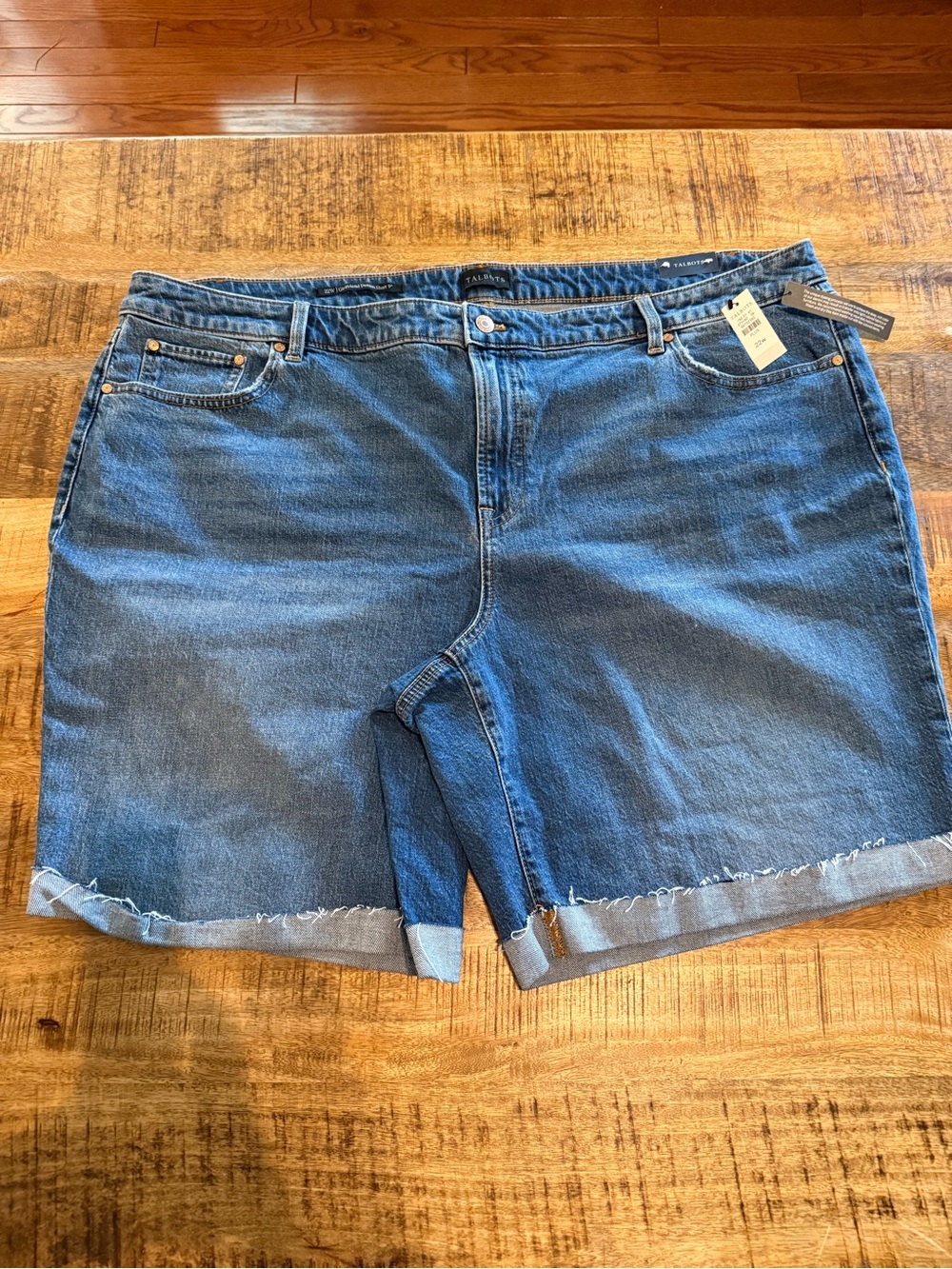 Talbots Blue Girlfriend Denim Shorts